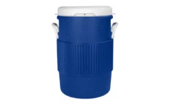 Koelbox Igloo 5 Gallon Seat Top Cup Dispenser Majestic Blauw Wit -Kampeeruitrusting Winkel 00042026 b