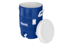 Koelbox Igloo 5 Gallon Seat Top Cup Dispenser Majestic Blauw Wit -Kampeeruitrusting Winkel 00042026 o