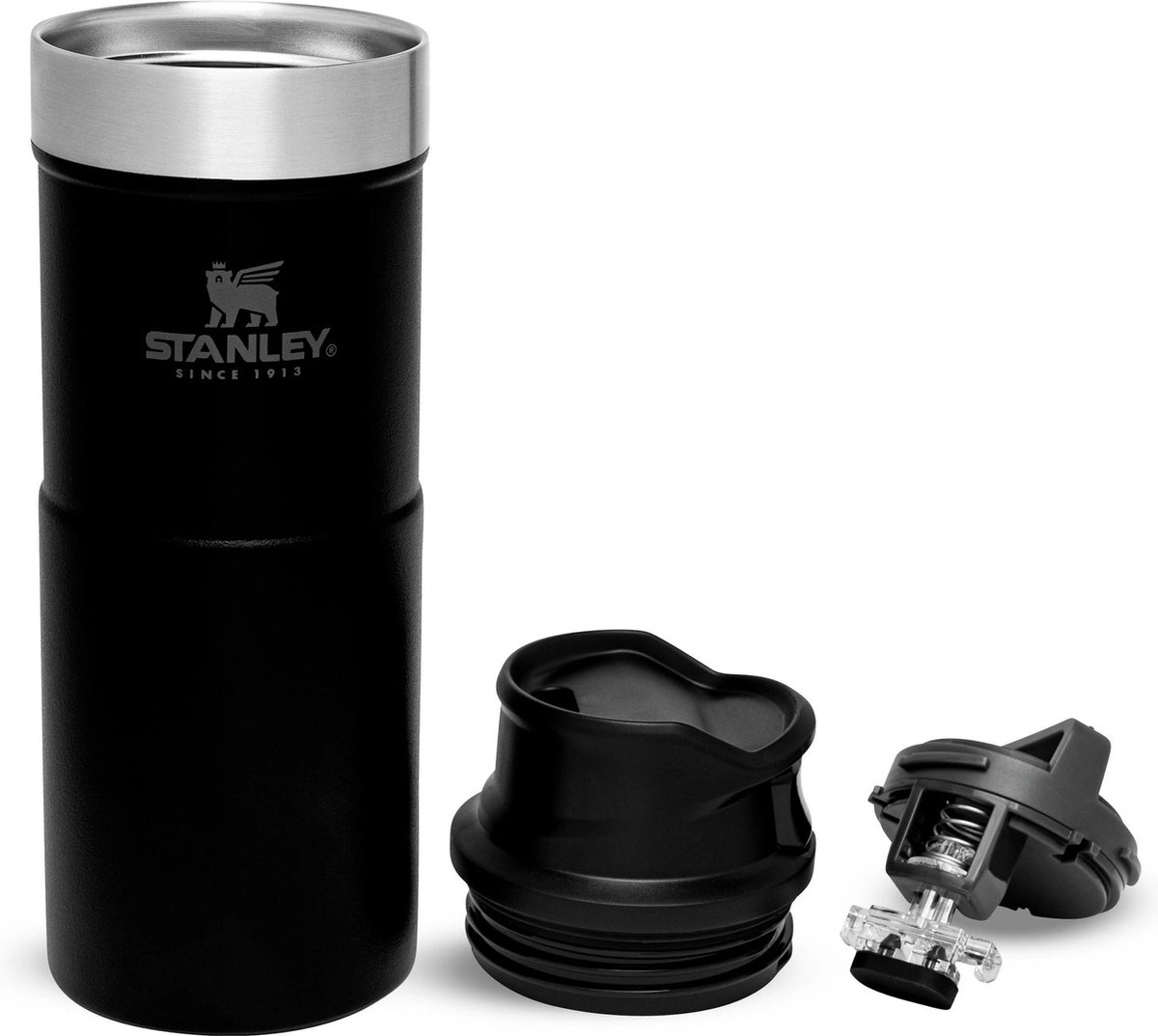 Thermosbeker Stanley The Trigger Action Travel Mug Matte Black Pebble 0,35L 4 Thermosbeker Stanley The Trigger Action Travel Mug Matte Black Pebble 0,35L - Afbeelding 2