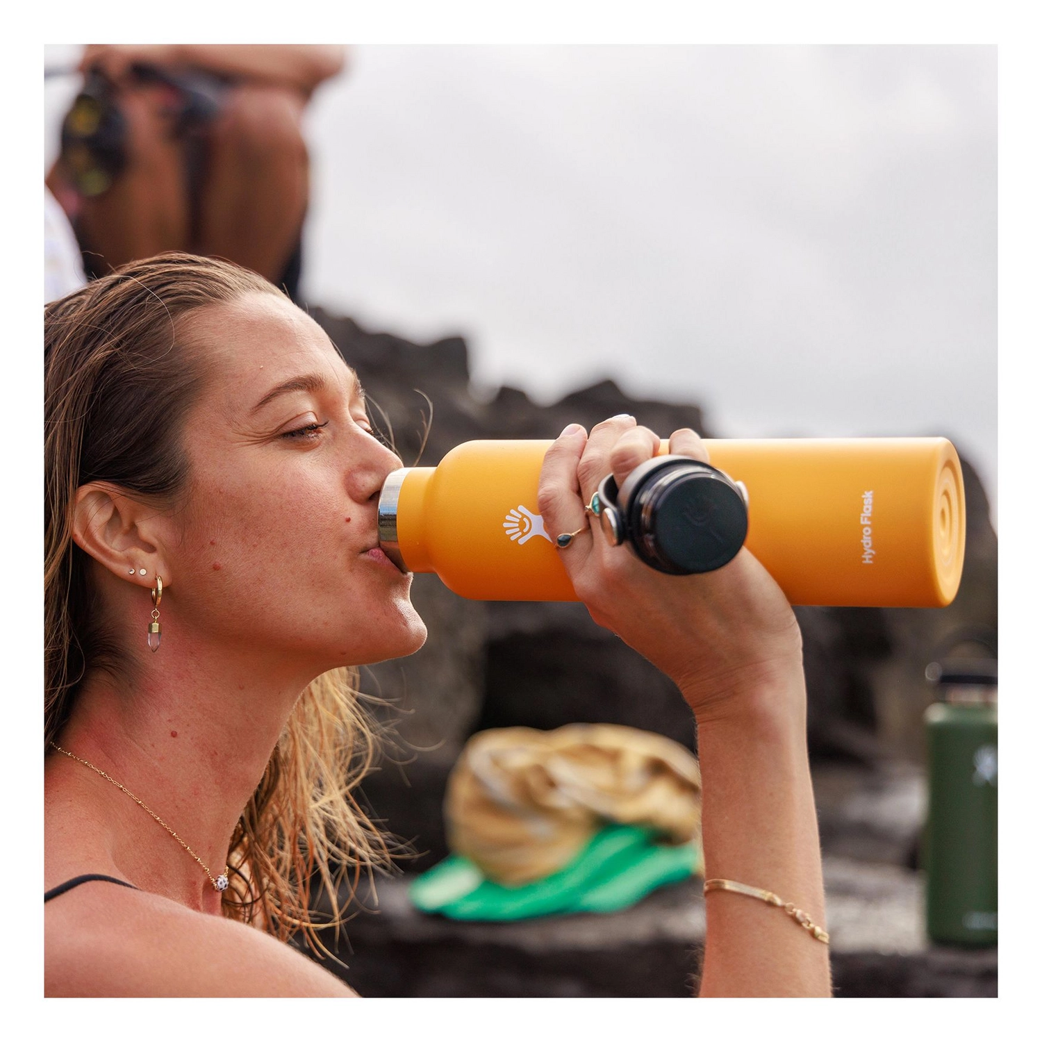 Thermosfles Hydro Flask Standard Mouth Flex Cap Black 709 Ml 4 Thermosfles Hydro Flask Standard Mouth Flex Cap Black 709 Ml - Afbeelding 2