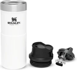 Thermosbeker Stanley The Trigger Action Travel Mug Polar 0,35L -Kampeeruitrusting Winkel 3 1200x1098 1