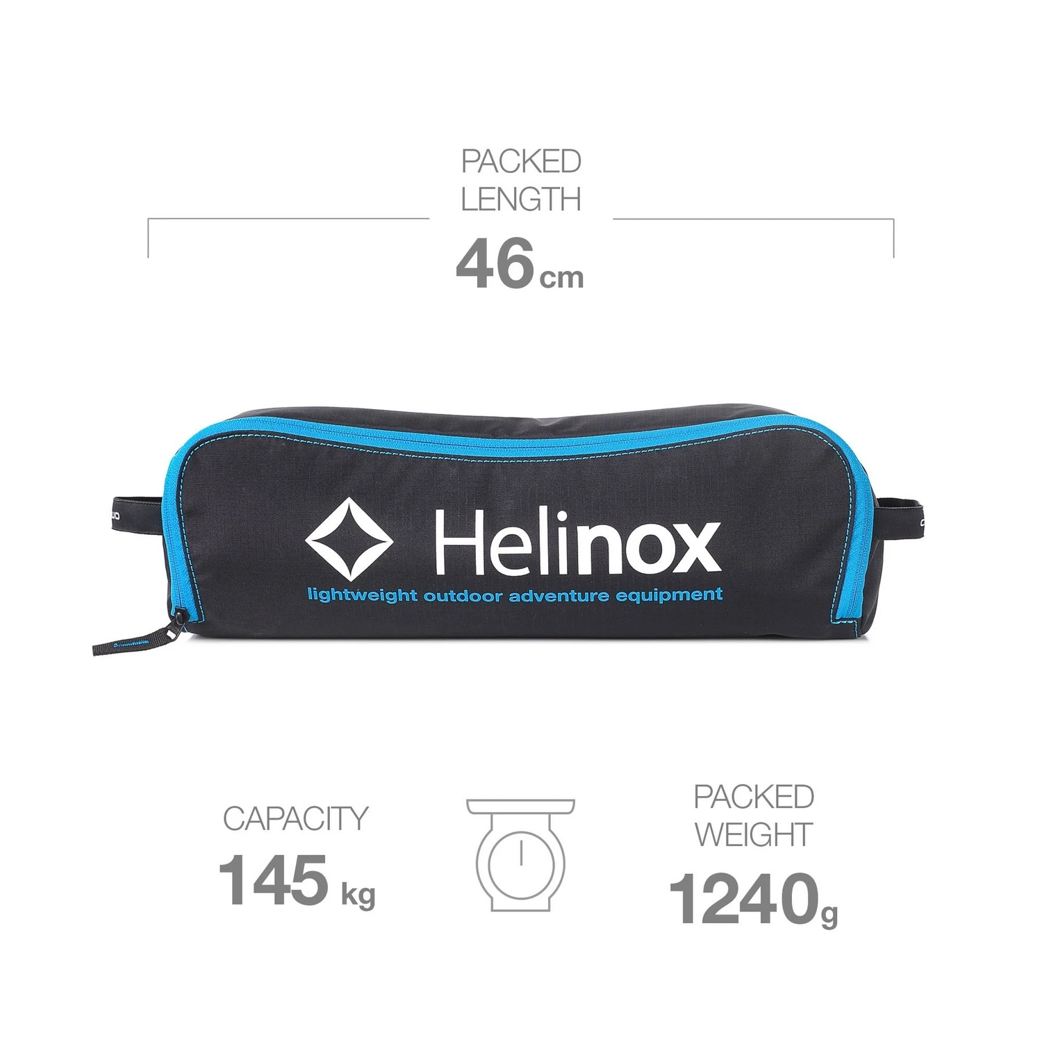Campingstoel Helinox Chair Two Blue Block 4 Campingstoel Helinox Chair Two Blue Block - Afbeelding 3