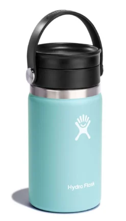 Thermosfles Hydro Flask Wide Mouth Flex Sip Lid Dew 355 Ml -Kampeeruitrusting Winkel 3 w12bcx441 dew angled
