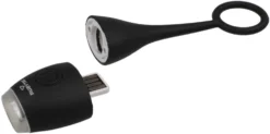 Zaklamp Rubytec Tetra USB Black -Kampeeruitrusting Winkel 4 RU41510 Tetra Black Open