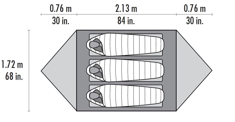 Tent MSR Mutha Hubba NX Green 6 Tent MSR Mutha Hubba NX Green - Afbeelding 4