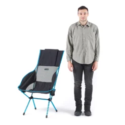 Campingstoel Helinox Savanna Chair Black -Kampeeruitrusting Winkel 4 savannachairblackmale185cmmodelcut2 2000px2000x
