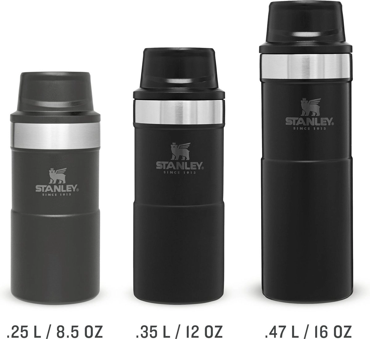 Thermosbeker Stanley The Trigger Action Travel Mug Matte Black Pebble 0,35L 7 Thermosbeker Stanley The Trigger Action Travel Mug Matte Black Pebble 0,35L - Afbeelding 5