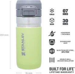 Thermosbeker Stanley The Quick Flip Citron 0,47L 14 Thermosbeker Stanley The Quick Flip Citron 0,47L -Kampeeruitrusting Winkel 5 6939236411288 1