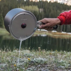 Reis Gasstel MSR Windburner Sauce Pot Multi -Kampeeruitrusting Winkel 6 10369 msr windburner sauce pot 2 scott rinckenberger