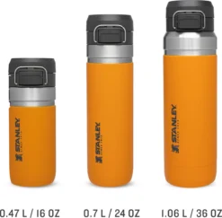 Thermosbeker Stanley The Quick Flip Saffron 1,06L -Kampeeruitrusting Winkel 6 6939236410892 2