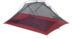 Tent MSR Carbon Reflex 3 Tent Green V4 -Kampeeruitrusting Winkel 6 MSR CarbonReflex3 Angle DoorClosed PR