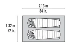 Tent MSR Thru-Hiker Mesh House 2 V2 Rood -Kampeeruitrusting Winkel 7 10823 msr mesh house 2 floor plan1