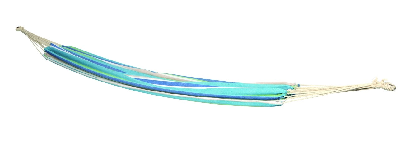 Hangmat Bo-Garden Rumba Blauw Beige 3 Hangmat Bo-Garden Rumba Blauw Beige