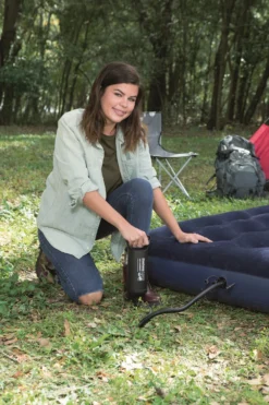 Luchtbed Pavillo Flocked Blue Queen -Kampeeruitrusting Winkel Bestway 67003 INT 2