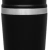 Thermosbeker Stanley The Shortstack Matte Black 0,23L -Kampeeruitrusting Winkel Large JPG The20Adventure20Shortstack20Travel20Mug208oz20Matte20Black 2