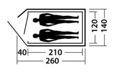 Tent Easy Camp Meteor 200 Oranje -Kampeeruitrusting Winkel Meteor20x2 2