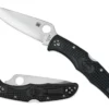 Vouwmes Spyderco Endura 4 Black -Kampeeruitrusting Winkel SP C10PBK Large
