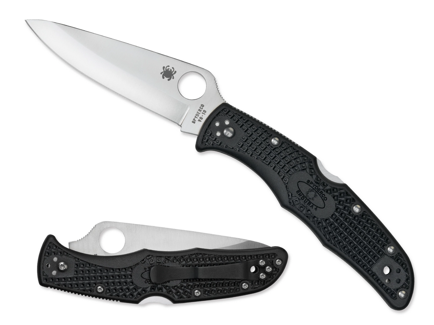 Vouwmes Spyderco Endura 4 Black 3 Vouwmes Spyderco Endura 4 Black