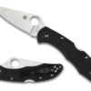 Vouwmes Spyderco Delica 4 Flat Ground Black 1 Vouwmes Spyderco Delica 4 Flat Ground Black -Kampeeruitrusting Winkel SP C11FPBK Large