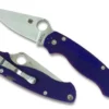 Vouwmes Paramilitary 2 Blue PE Spyderco 1 Vouwmes Paramilitary 2 Blue PE Spyderco -Kampeeruitrusting Winkel SP C81GPDBL2