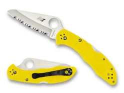 Vouwmes Spyderco Salt 2 Serrated Yellow