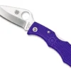 Vouwmes Spyderco Ladybug 3 Purple 1 Vouwmes Spyderco Ladybug 3 Purple -Kampeeruitrusting Winkel SP LPRP3
