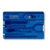 SwissCard 10 Functies Transparant Blauw Victorinox 1 SwissCard 10 Functies Transparant Blauw Victorinox -Kampeeruitrusting Winkel blauw 10 1