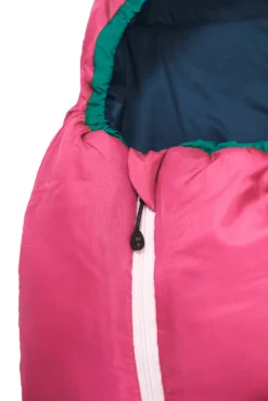 Slaapzak Grüezi Biopod Wolle Kids World Traveller Claret Red -Kampeeruitrusting Winkel gruezi bag kinderschlafsack biopod wolle kids world traveller claret red 6101 detail07