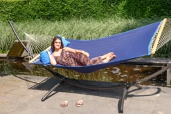 Hangmat Tropilex Double American Blue -Kampeeruitrusting Winkel hammock american blue 6003