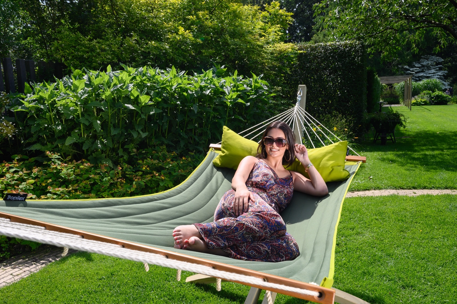 Hangmat Tropilex Double American Green 9 Hangmat Tropilex Double American Green - Afbeelding 7