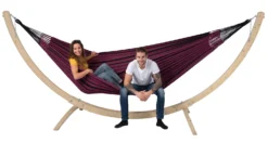 Hangmat Tropilex Family Black Edition Rose -Kampeeruitrusting Winkel hammock black edition rose 50