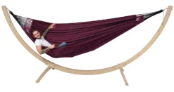 Hangmat Tropilex Family Black Edition Rose -Kampeeruitrusting Winkel hammock black edition rose 51