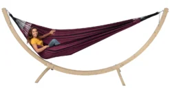 Hangmat Tropilex Family Black Edition Rose -Kampeeruitrusting Winkel hammock black edition rose 55