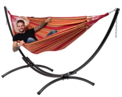 Hangmat Tropilex Double Chill Happy -Kampeeruitrusting Winkel hammock chill happy 51