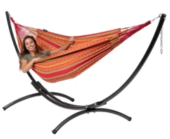 Hangmat Tropilex Double Chill Happy -Kampeeruitrusting Winkel hammock chill happy 52