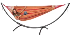 Hangmat Tropilex Double Chill Happy -Kampeeruitrusting Winkel hammock chill happy 53