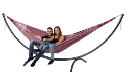 Hangmat Tropilex Double Comfort Bordeaux -Kampeeruitrusting Winkel hammock comfort bordeaux 53
