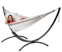 Hangmat Tropilex Double Comfort Pearl -Kampeeruitrusting Winkel hammock comfort pearl 50