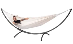 Hangmat Tropilex Double Comfort White -Kampeeruitrusting Winkel hammock comfort white 51