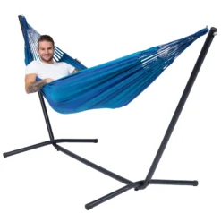 Hangmat Tropilex Single Dream Blue -Kampeeruitrusting Winkel hammock dream blue 52