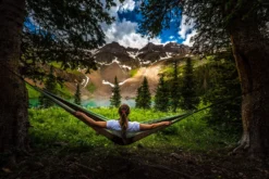 Hangmat Tropilex Travel Single Outdoor Lime -Kampeeruitrusting Winkel hammock outdoor lime 07