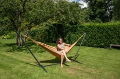 Hangmat Tropilex Single Plain Mocca -Kampeeruitrusting Winkel hammock plain mocca 111