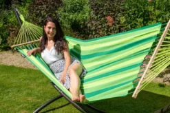 Hangmat Tropilex Single Relax Green -Kampeeruitrusting Winkel hammock relax green 123