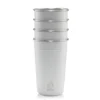Reisbeker Mizu Party Cup White 500ml (4-Delig) -Kampeeruitrusting Winkel party cup 16 white stack 800x