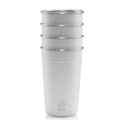 Reisbeker Mizu Party Cup White 500ml (4-Delig)