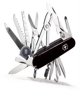 Zakmes SwissChamp Zwart Victorinox 3 Zakmes SwissChamp Zwart Victorinox